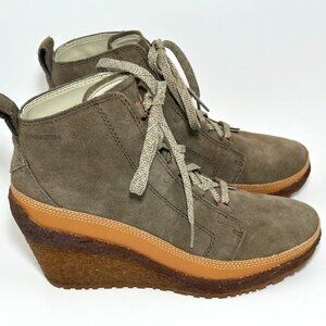 Merrell Tremblant Lace up Wedge Ankle Booties, EUC, IB, Size 8